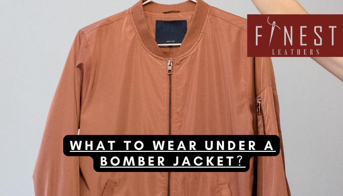 what to wear under a bomber jacket