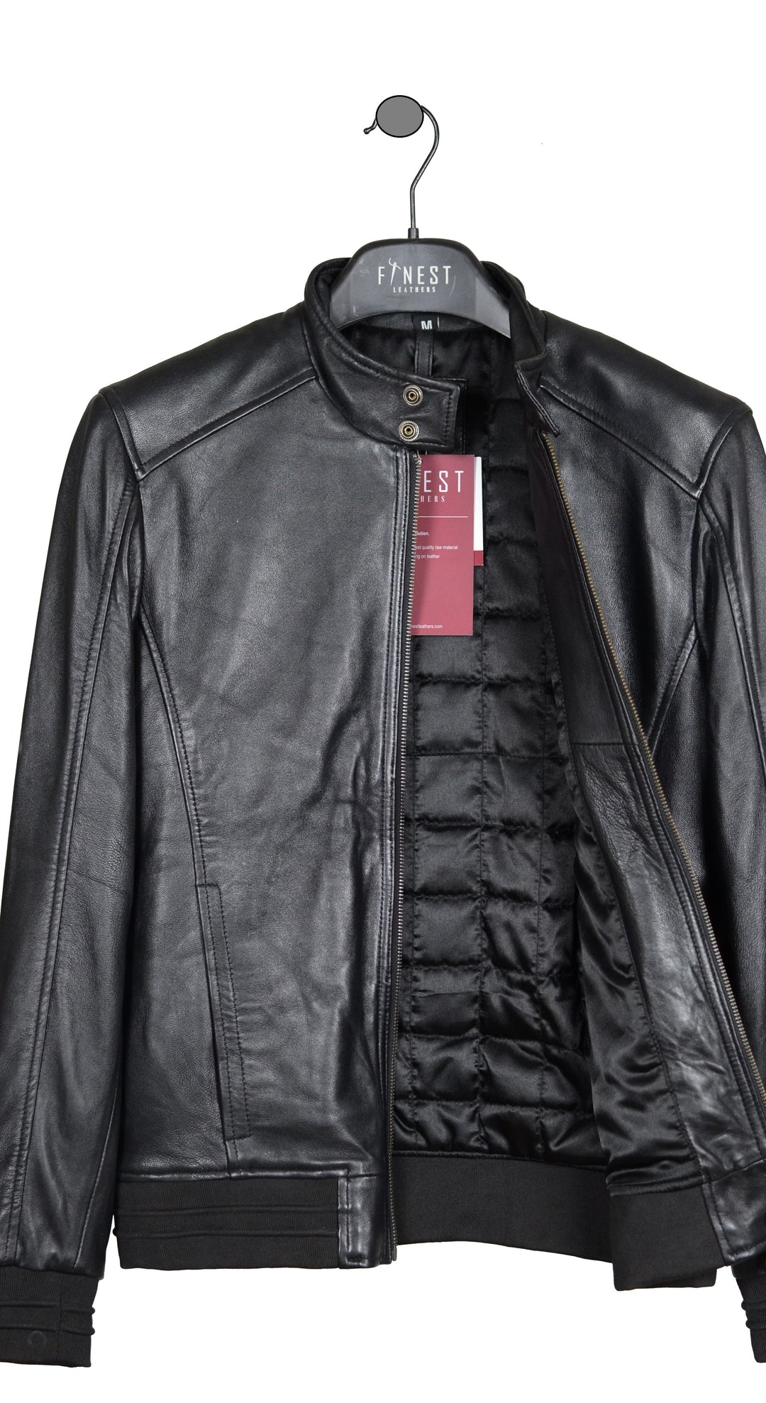 Black Bomber Jacket for Men