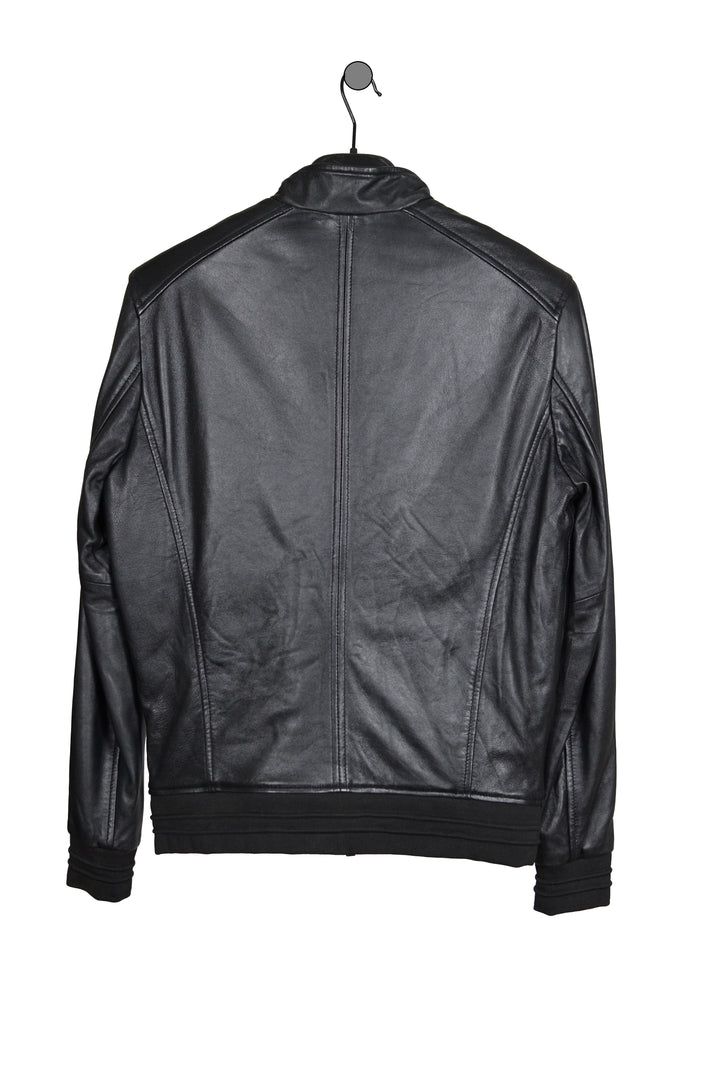 Black Bomber Jacket for Men