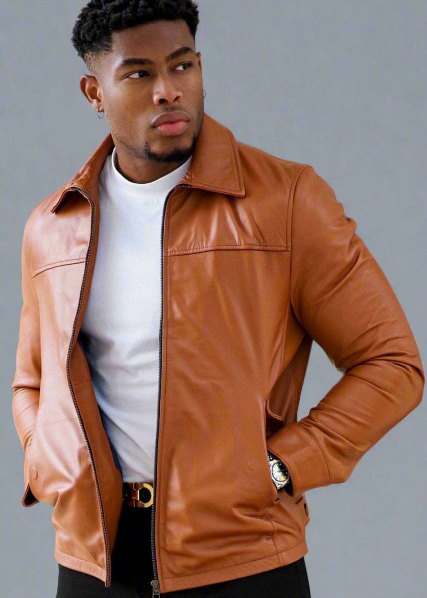 Genuine newest Leather Jacket